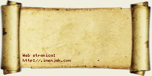 Elma Anđelković vizit kartica